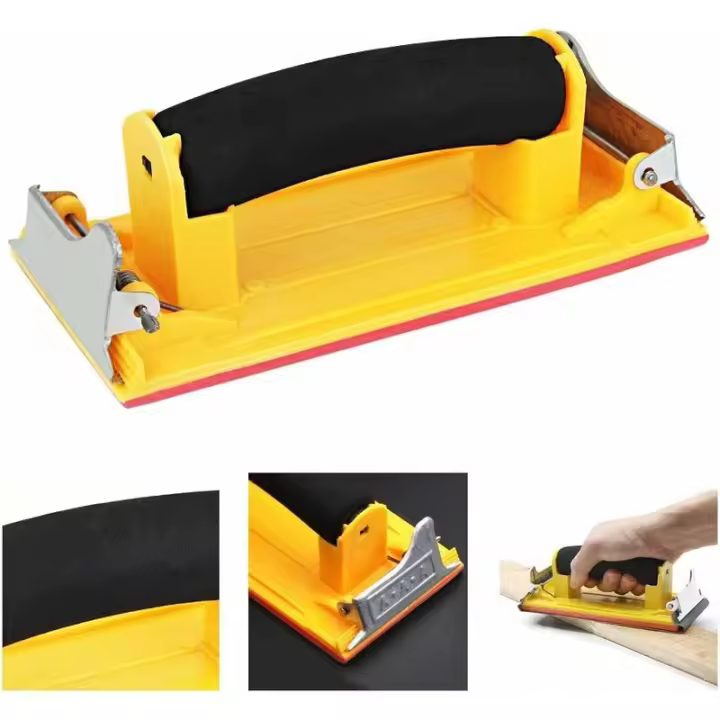Marcalijadora Manual con Mango de Esponja para Lijar Contornos | Herramienta de Madera y Metal - 1