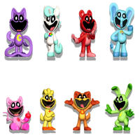 Juego De Figuras De Juguetes Smiling Critters 8PCS Con Gato Y Perro Sonriente Set De Figuras De Acción Para Adultos PVC Tamaño 10-15cm - details 2