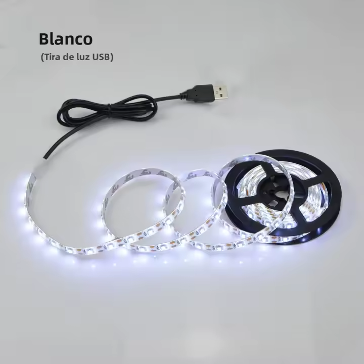 Luces LED USB 5V Para Espejo De Baño Y Mesa De Vestir Iluminación Flexible Para Armario TV Y Cocina Luz De Fondo Para Pantalla - 1