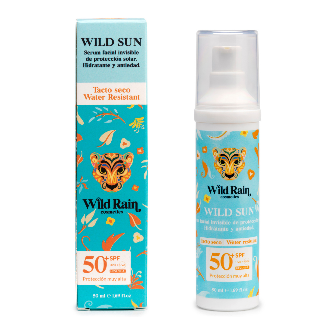 Wild Rain Cosmetics Protecion solar Facial factor 50+ Wild Sun 50 ml