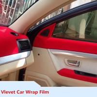 Cinta Adhesiva De Velours Seda Para Decoración De Vehículo PVC Textura De Tela Fácil De Aplicar Para Estilo Y Adhesivo De Decalcomanía De Coche - details 9