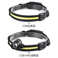 Linterna Frontal LED Potente Con Sensor XPE+COB 7 Modos Para Pesca Y Caza Batería 18650 Luz De Cara Impermeable Con Ángulo De 180° - details 2
