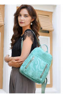 Mochila para mujer, nuevo estilo, ligera, de gran capacidad, sencilla, de PU, mochila versátil y de moda para mujer. - details 8