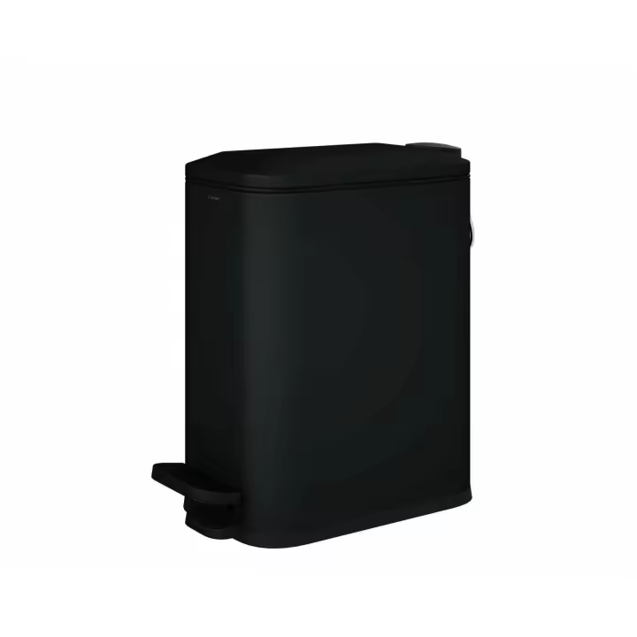 COSMIC Papelera Negro Mate Essentials (5L) - 1