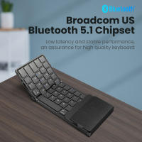 Teclado Bluetooth Plegable Recargable Jomaa Con Touchpad Para Tablet iPad Soporte De Lenguajes Hebreo Coreano Ruso Compatible Con Laptop Y Tablet - details 0