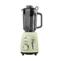 Power Black Titanium RetroGreen Batidora de vaso retro con 1200W de potencia máxima, cuchilla de 4 hojas con recubrimiento de titanio negro y jarra con 1,5L de capacidad. - details 0