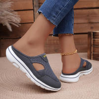 Zapatillas Casuales Para Mujer 2024 Talla Grande Transpirables Con Suela Gruesa Y Mesh Pantuflas Moda Zapatos Unisex - details 8