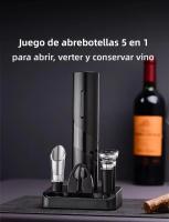 Abreventanas Eléctrico Para Botella De Vino Automático Herramientas De Vino Plástico Sin Químicos De Interés Origin Mainland China - details 20