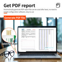 Logger De Temperatura Desechable 180 Días Con USB Y Reporte PDF Alarma De Temperatura Para Transporte Frío Indicador LED Rojo Y Verde - details 19