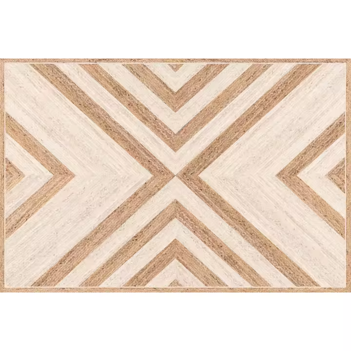 VINILIKO, Alfombra de vinilo Tahir Blanco, estilo textura impresa - 1