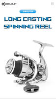 Carrete De Pesca Spinning Nueva Modelo Con Ratio De Engranajes 5.5:1 Arrastre Máximo 12KG 1000-5000 8+1BB Acero Inoxidable Para Agua Toda - details 0