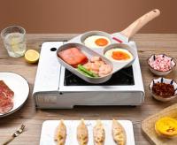 Sartén de Eggs Antiadherente Sartén de Horneado Cuadrado Espátula para Cocinar Cepillo Pequeño Portátil para Camping al Aire Libre - details 3