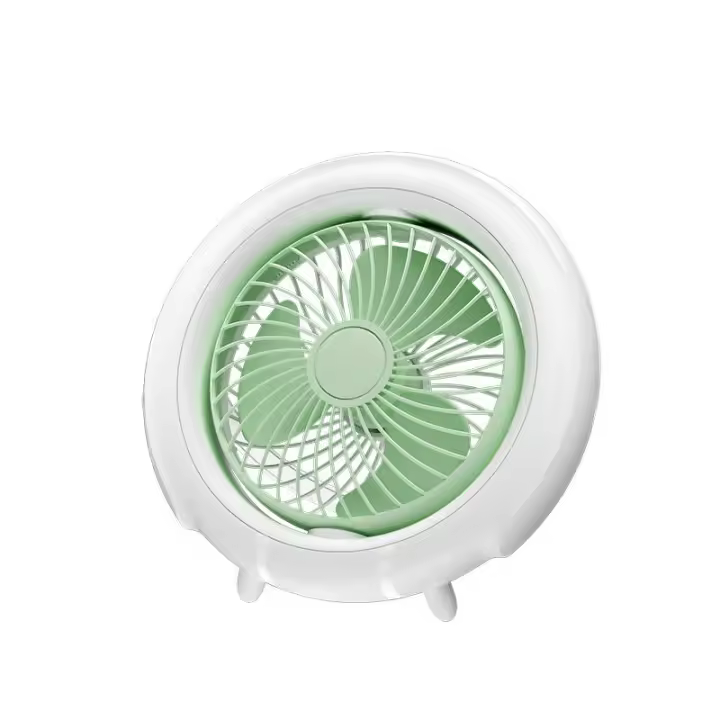 Nuevo ventilador portátil de refrigeración por Aire USB para Oficina, esritorio, exterior, camping, Luz Nocturna, ventilador de escritorio para Oficina - 1