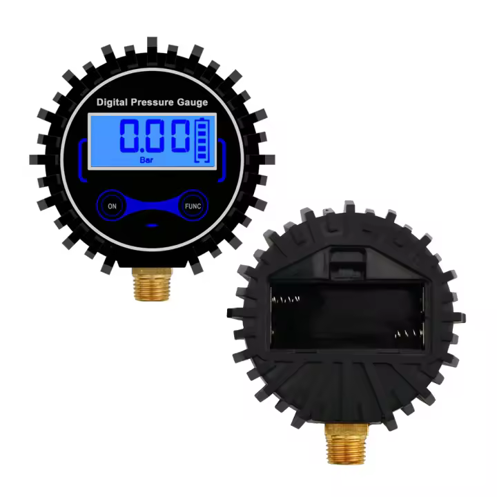 Pistola De Inflado De Neumáticos Digital Con Pantalla LED Medidor De Presión De Cabeza 1/4 Rango Hasta 200 PSI Para Automóviles - 1