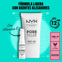 NYX Professional MakeUp | Prebase de maquillaje Pore Filler, Minimiza los poros, Tez unificada, Fórmula ligera y vegana - details 0