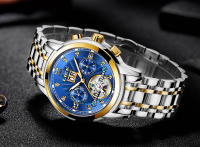 Reloj De Pulsera Automático LIGE 2024 Para Hombre Lujo Deportivo Resistente Al Agua Con Tourbillon Y Funciones Adicionales Acero Inoxidable - details 13