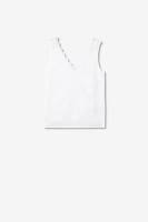 Top Cosmo Blanco Tiffosi. El Top Cosmo Blanco de Tiffosi combina elegancia y sencillez en una prenda sin mangas de jersey. - details 1