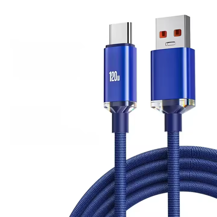 Cable USB a Tipo C NNBILI 6A Para Huawei Xiaomi 120W Carga Rápida Cable De Datos USB Tipo C Compatible Con Samsung Oneplus - 1