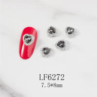 5PCS Decoración De Uñas Con Diamantes Corazones Cheering Accesorios Redondos Para Manicura Arte De Uñas Moda - details 22