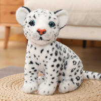 Muñeco De Peluche Realista De Leopardo Y León Juguete De Pantera Suave Para Bebés Regalo De Cumpleaños Para Niños - details 5