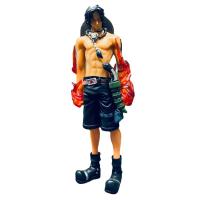 Figura De Anime 26cm One Piece Portgas D Ace Puño De Fuego Postura De Estación Estatua PVC De Colección Para Escritorio Regalo De Juguete - details 8