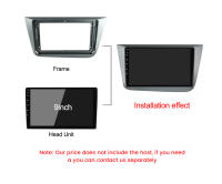 Marco De Radio Para Coche 9 Pulgadas Para SEAT ALTEA 2004-2015 Kit De Montaje En Tablero Panel De Instalación Para Estéreo GPS DVD Canbus Adaptador De Cubierta Fascia - details 3
