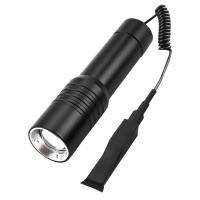 Linterna Táctica De Alta Luminosidad Para Caza Y Patrulla Nocturna Recargable USB Con Zoom Telescopio 3000M Luz LED Negro Aluminio Resistente Al Choque Y Al Agua - details 4