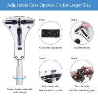 Herramienta De Reparación Profesional Para Relojes: Llave De 3 Puntos Para Abre Caja Y Batería Impermeable Herramienta De Desmontaje Para Accesorios - details 0