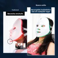 Máscara LED Inalámbrica 7 Colores Máscara De Belleza Con Luz Fotónica Rejuvenecimiento Anti-Edad Tensión De Piel Facial - details 6