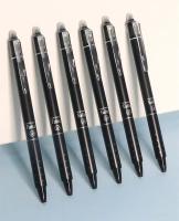 Juego De Bolígrafos Gel Retráctiles Con Recambios 0.5mm Punta Bola Tinta Negra Azul Borrable Con Eraser Integrado Suministros De Oficina Examens Stationery - details 0