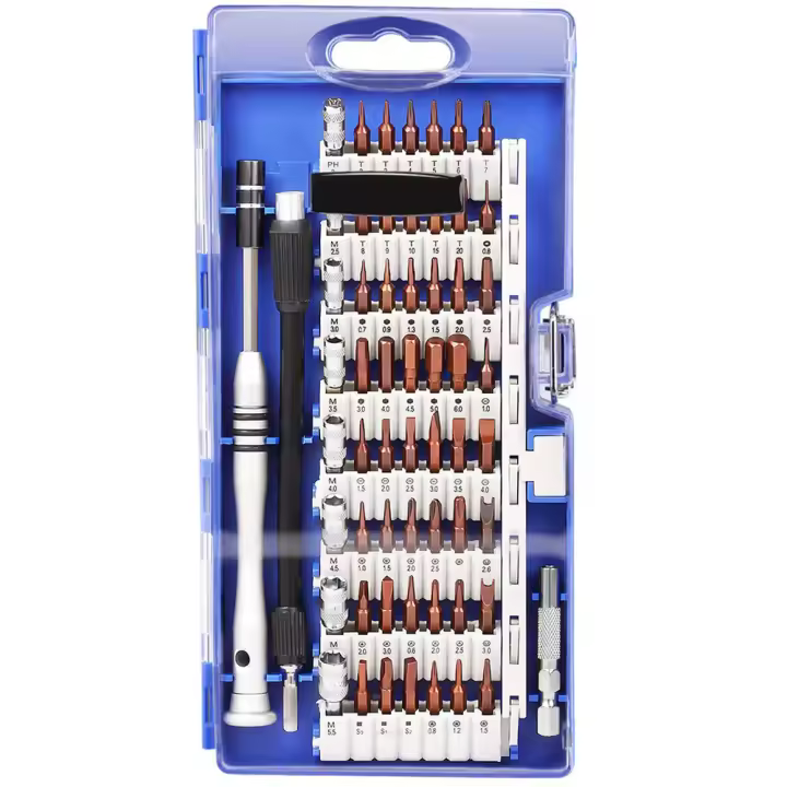 Kit De Herramientas De Destornillador Magnético Profesional Para Reparación De Electrónica S2 Acero 60 En 1 Para iPhone Tableta - 1