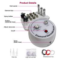 Máquina De Microdermabrasión Diamante 3 En 1 Para Cuidado Facial Equipamiento De Salon Uso Personal En Hogar Con Puntas De Diamante - details 5