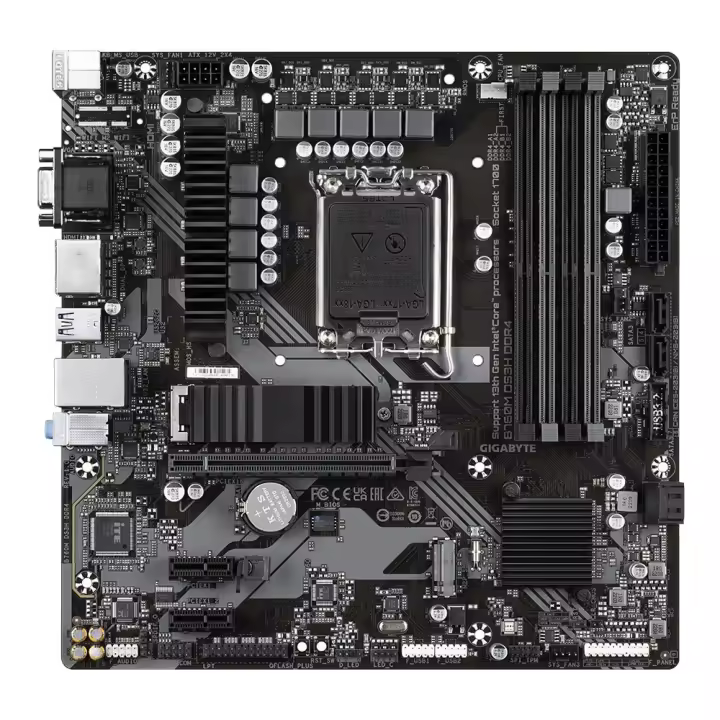 Gigabyte - Placa base B760M DS3H DDR4 para PC de escritorio micro ATX con soporte Intel 14ª gen LGA 1700, 128 GB DDR4 y M.2 PCIe 4.0 - 1
