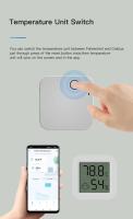 Sensor De Temperatura Y Humedad Inteligente Tuya Bluetooth Con Pantalla LCD Higrómetro Mini Control Remoto Por App Para El Hogar - details 5