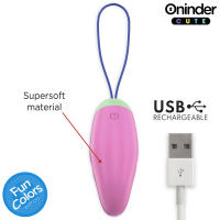 LOVE PLEASURE HUEVO VIBRO-ROTADOR 360 SILICONA -  VIBRADOR CON APP MUNDIAL GRATUITA - ONINDER CUTE - details 3