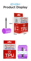 Tubo Interno De Bicicleta CYDY TPU 22 Pulgadas Various Tamaños Con Válvula 45mm Para BMX Ciclismo Tyre Pneu 22x1.95-2.5 - details 9