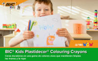 BIC Pack Coloreado - Set de 12 lápices de colores Evolution, 12 ceras Plastidecor y 12 rotuladores lavables Kid Couleur - details 0
