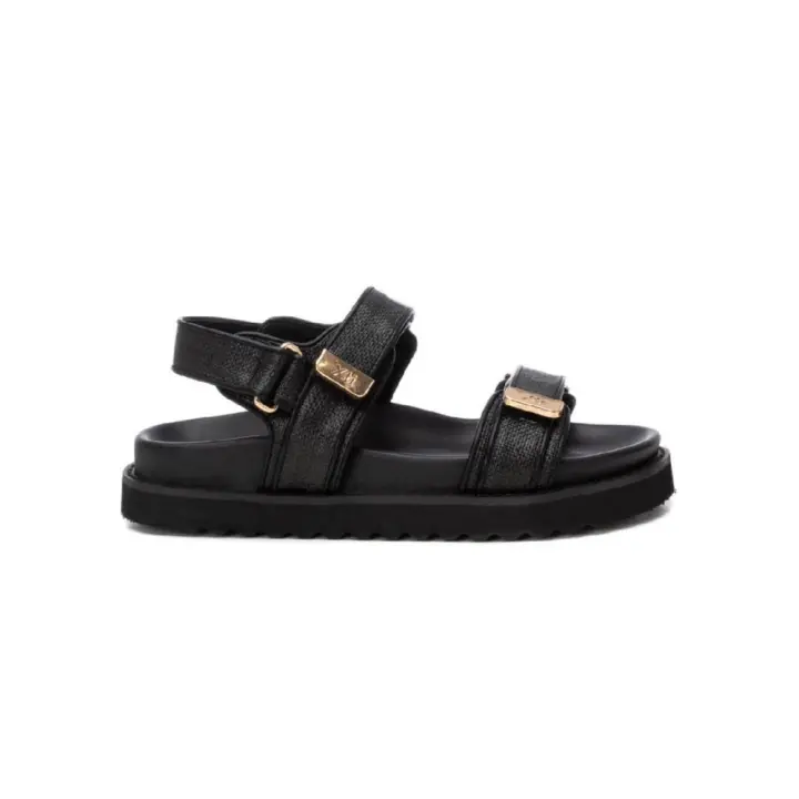 Sandalias Planas Xti 144128 Mujer Negro - 1