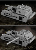 Bloques De Construcción Para Niños Modelo De Tanque Panzerkampfwagen VIII Maus De La Segunda Guerra Mundial WW2 Juguetes Educativos Para Adolescentes Y Adultos - details 8
