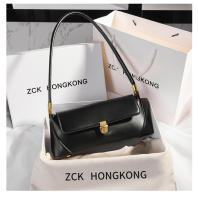 Bolso De Hombro Retro Para Mujer De Cuero Genuino Color Sólido Versátil Para Primavera Y Verano Diseño Nítido Porta Llaves - details 9