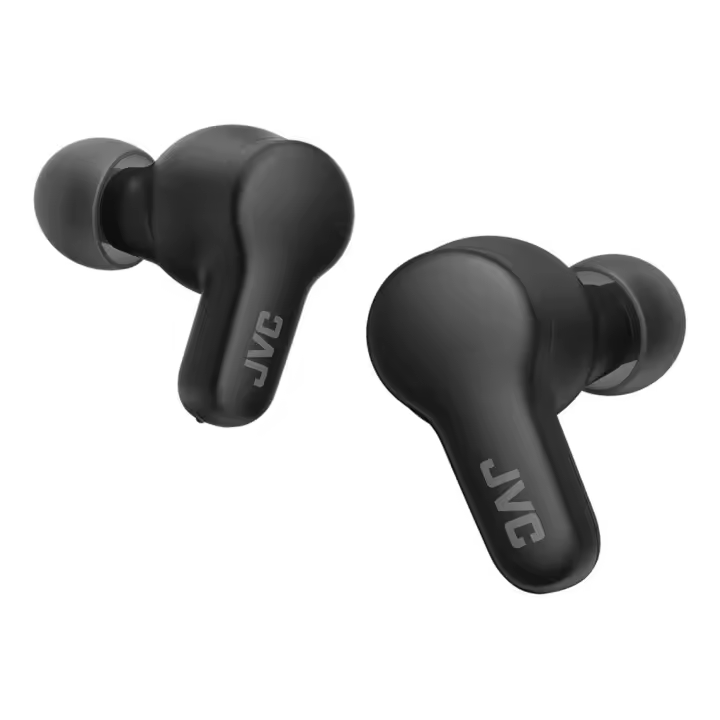 JVC Auriculares Inalámbricos Bluetooth Deportivos | Control Táctil | 3 Modos de Sonido | 24h de Batería | Bluetooth 5.3 | Almohadillas 4 Tallas XL a S | Resistente a Salpicaduras | - HA-Z77t Carga rápida para 85 minutos de reproducción - Con solo 15 minut - 1