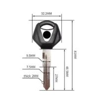 ✅ RajoMotor llave compatible con YZF / R1 / R6 / FZ1 / FZ6 / XJ6 / XJR1200 / XJR1300 / FJR1300 / SR400 / XVS400 / LLAV1 - details 1