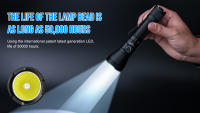 Linterna Táctica Trustfire T40R LED Recargable 1800 Lumens Con Carga USB IP68 Militar Luz > 500 Metros Resistente Al Agua Y Polvo - details 4