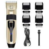 Afeitadora Eléctrica Profesional Para Perros Y Gatos Recargable Por USB Máquina De Corte De Pelo Para Animales - details 5