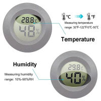 Mini Higrómetro Termómetro Digital LCD 4 Pcs Medidor De Temperatura Y Humedad Para Interior Unidad Fahrenheit O Celsius - details 2