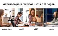 Lámpara De Escritorio LED Ajustable 10W 40CM Con Protección Ocular Luz Clampable 3 Temperaturas De Color Y 10 Niveles De Brillo - details 5