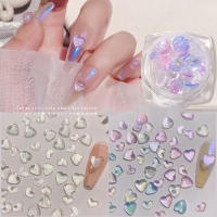 Adornos De Uñas 3D Misscheering Charms De Corazón En Amor Piedras De Cristal Naturales Para Decoración De Uñas DIY Accesorios De Uñas - details 0