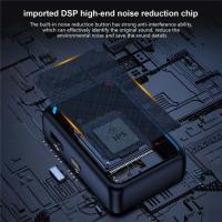 Micrófono Lavalier Inalámbrico Dual Canal Con 98 Pies Para Smartphone DSLR Camera DV Vlog YouTube Live Sistema De Micrófono Lapel - details 10
