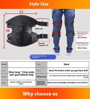 Protector De Rodilla Para Motocicleta Invierno Antigolpes Térmico Para Hombres Equipamiento De Ciclismo Resistente Al Viento Multiple Estilos - details 6