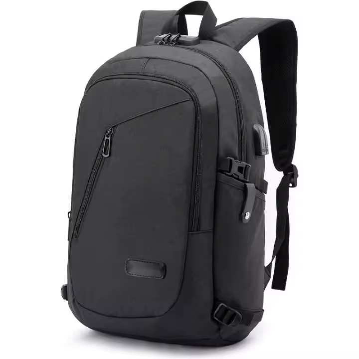 Mochila antirobo para orden portátil, mochila para Viajes de Negocios con Puerto de carga USB with bloqueo - 1